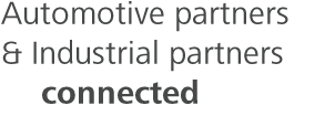 Automotive partners and Industrial partners connected